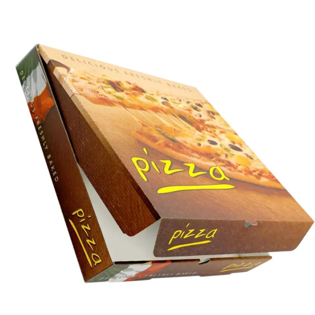 Empty Large Pizza Box Written Pizza