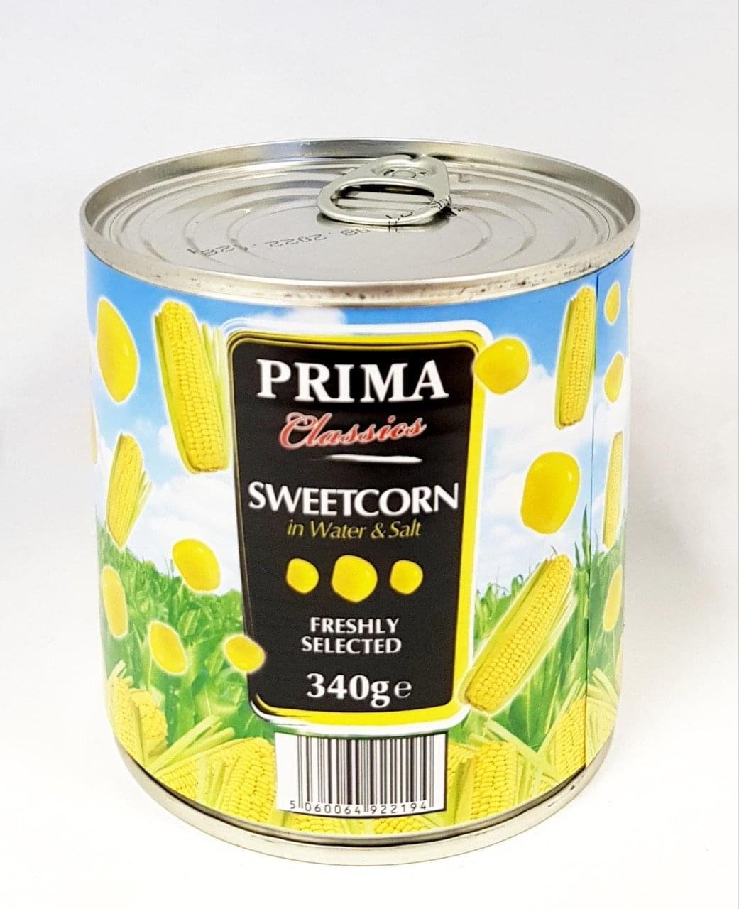 sweetcorn 12 x 340g Sweetcorn Tins - Image 1